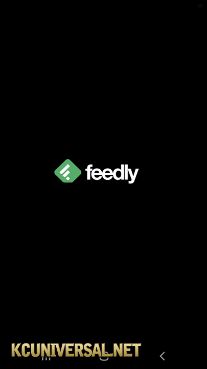 Feedly title screen