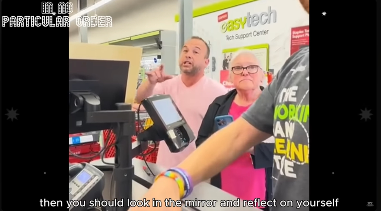Customer meltdowns at a Staples store. Unacceptable in the Social Age. (SOURCE: In No Particular Order)