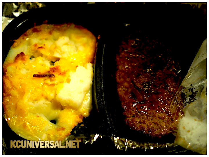 Night Hawk Salisbury Steak 'N Mashed Potatoes frozen dinner (fully cooked)