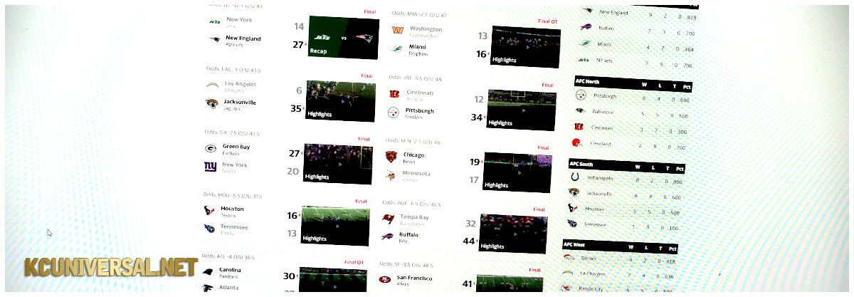 Week 11 featuring scores from Sports.Yahoo.com!