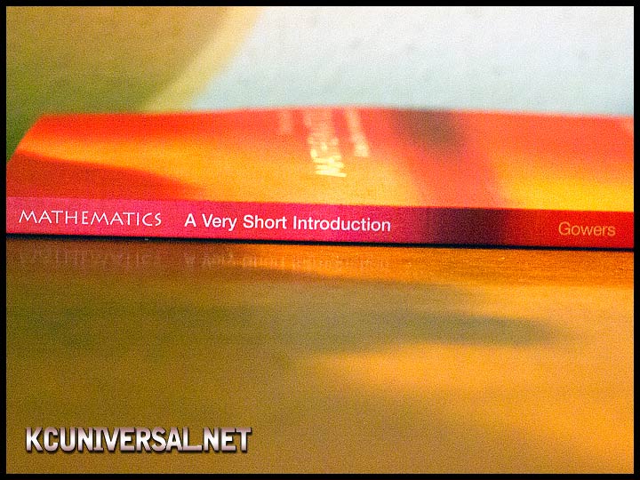 Mathematics: A Very Short Introduction (spine)