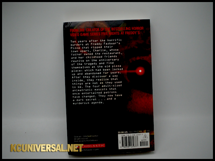 Five Nights at Freddy's - The Silver Eyes (back)