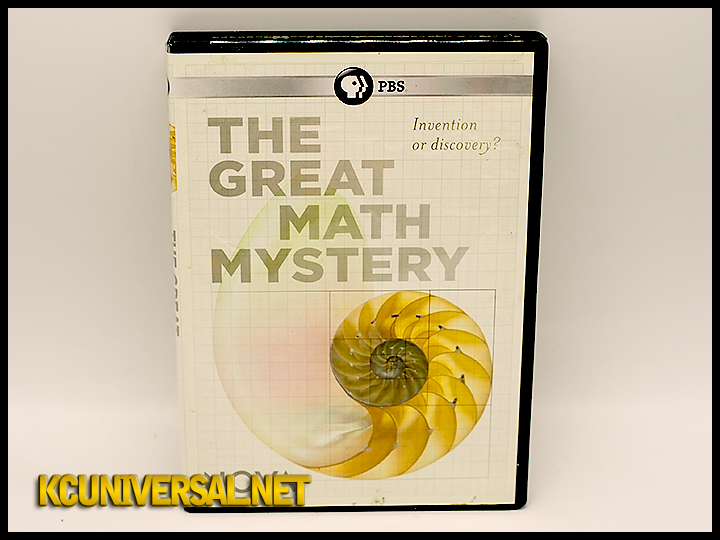PBS NOVA The Great Math Mystery - front part of the DVD cover