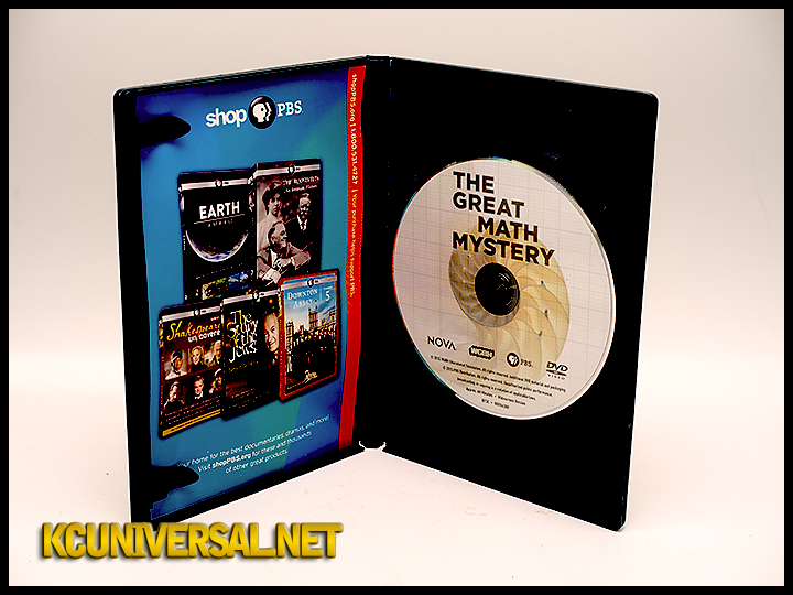 PBS NOVA The Great Math Mystery - DVD disc(s) with the insert that comes along prepackaged with it