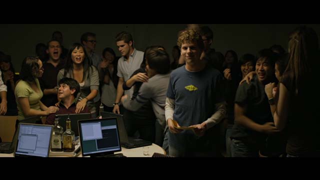Mark Zuckerberg (Jesse Eisenberg) on The Social Network