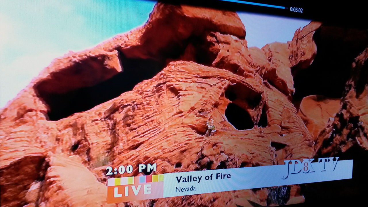 Valley of Fire video tour. Weird Apple Motion lower third.