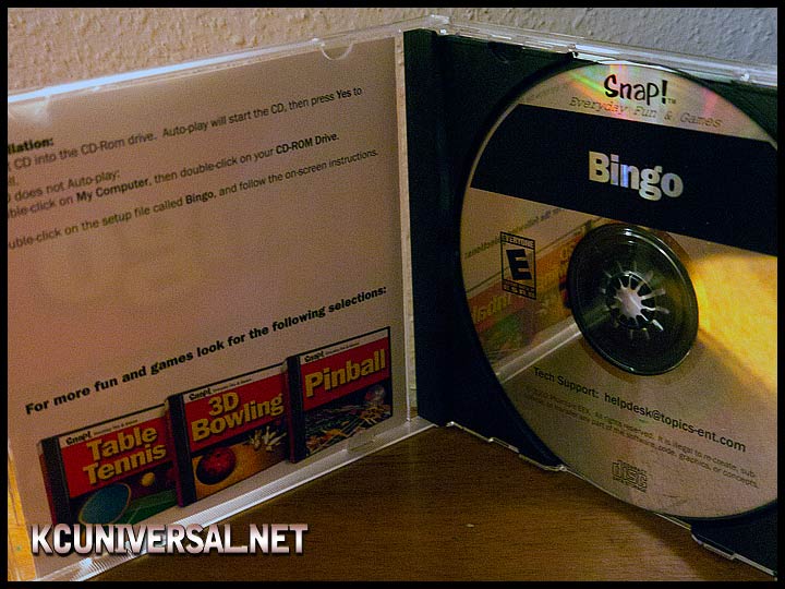 PC Snap! Everyday Fun and Games - Bingo (compact disc)