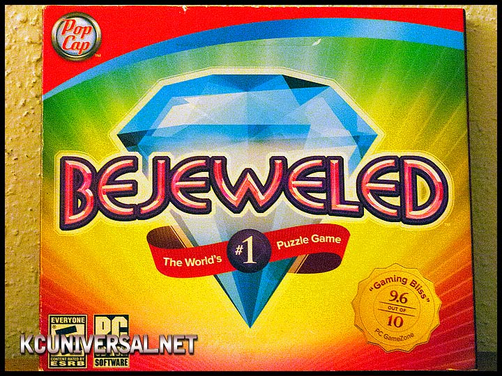 PC Bejeweled  game (front)