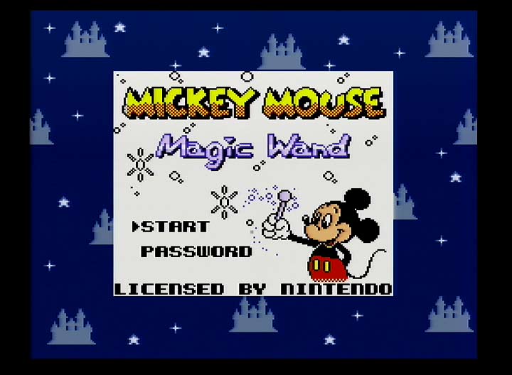Mickey Mouse Magic Wands title screen