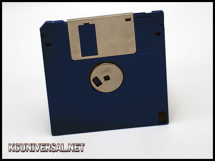 MS-DOS Super Slots 3.5 inch floppy disk (back)