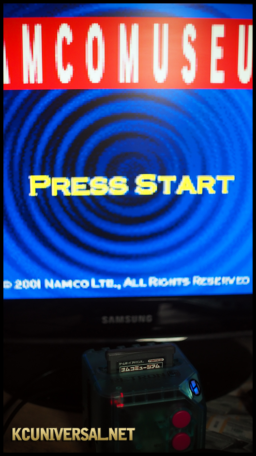 NAMCO Museum title screen