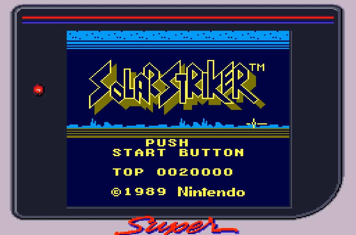 Solar Striker title screen
