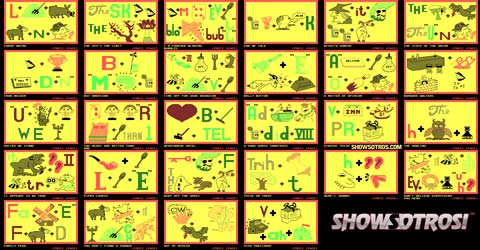 Classic Concentration (DOS) - Compilation of rebus answers.